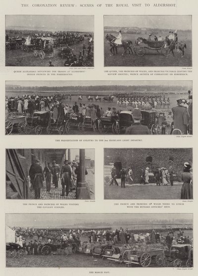 The Coronation Review, Scenes of the Royal Visit to Aldershot by English Photographer