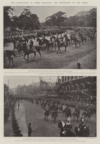The Coronation of Their Majesties, the Procession to the Abbey by English Photographer