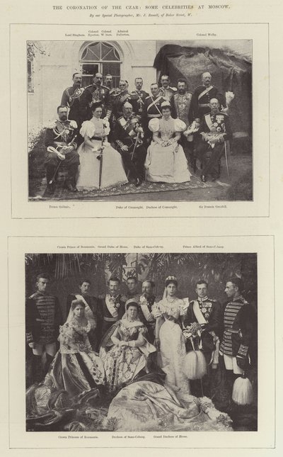 The Coronation of the Czar, Some Celebrities at Moscow by English Photographer