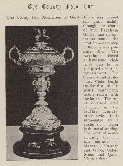 The County Polo Cup by English Photographer