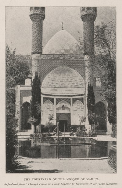 The Courtyard of the Mosque of Mahun by English Photographer