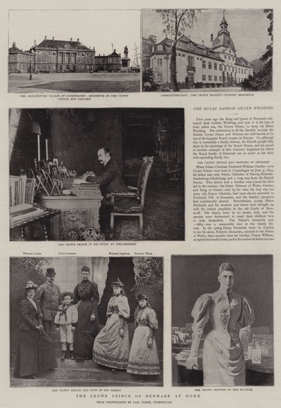 The Crown Prince of Denmark at Home by English Photographer