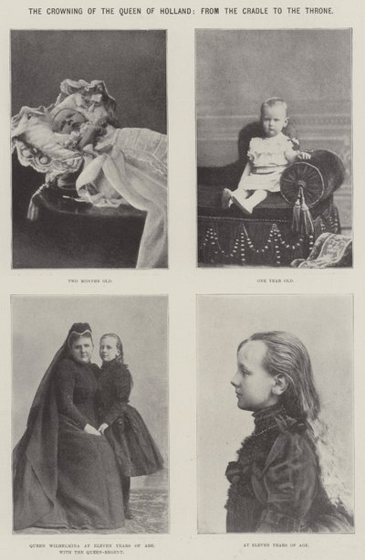 The Crowning of the Queen of Holland, from the Cradle to the Throne by English Photographer