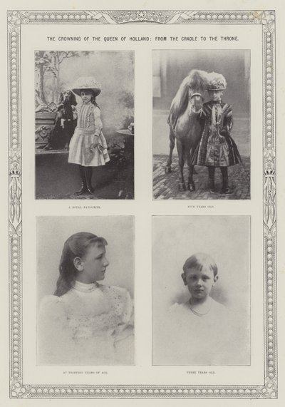 The Crowning of the Queen of Holland, from the Cradle to the Throne by English Photographer
