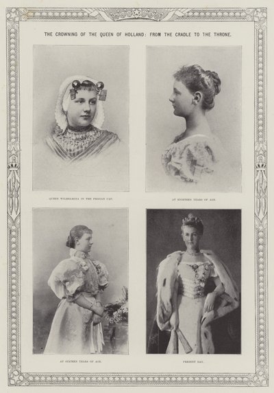 The Crowning of the Queen of Holland, from the Cradle to the Throne by English Photographer