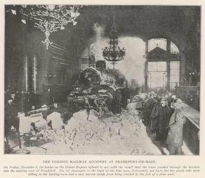 The Curious Railway Accident at Frankfurt-on-Main by English Photographer