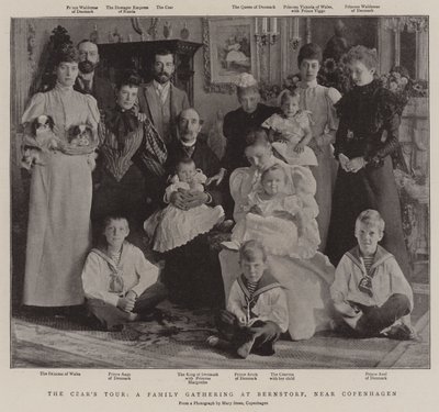 The Czars Tour, a Family gathering at Bernstorf, near Copenhagen by English Photographer