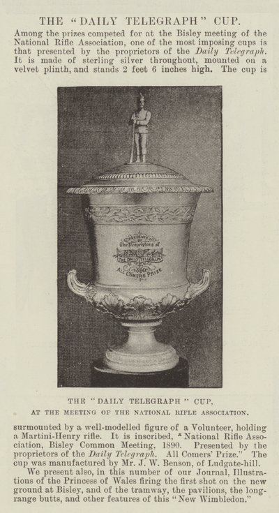The Daily Telegraph Cup at the Meeting of the National Rifle Association by English Photographer