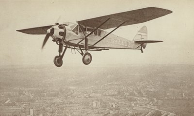 The De Havilland "Hawk-Moth" by English Photographer