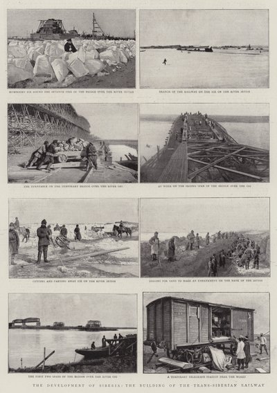 The Development of Siberia, the Building of the Trans-Siberian Railway by English Photographer