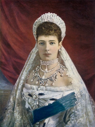 The Dowager Empress of Russia by English Photographer
