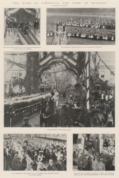 The Duke of Cornwall and York at Dunedin by English Photographer