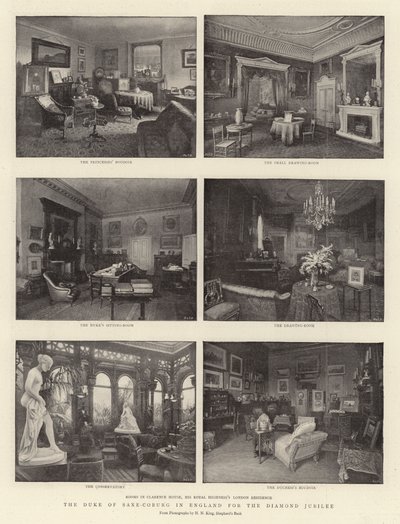 The Duke of Saxe-Coburg in England for the Diamond Jubilee by English Photographer