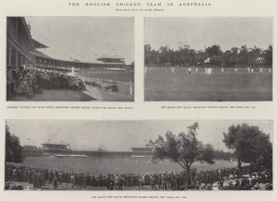 The English Cricket Team in Australia by English Photographer