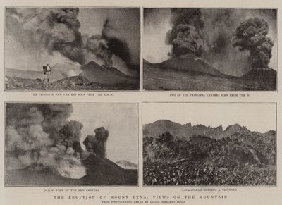 The Eruption of Mount Etna, Views on the Mountain by English Photographer