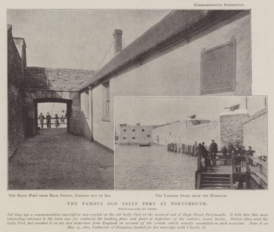 The Famous Old Sally Port at Portsmouth by English Photographer