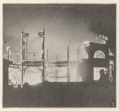 The Fire at Rhyl on 14 September, by Which the Grand Pavilion Was Destroyed by English Photographer