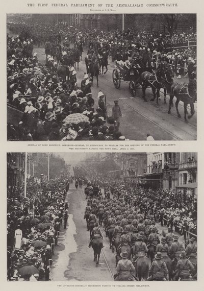 The First Federal Parliament of the Australasian Commonwealth by English Photographer
