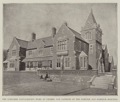 The Fletcher Convalescent Home at Cromer, for Patients of the Norfolk and Norwich Hospital by English Photographer
