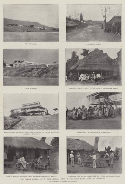The French Aggressions in West Africa, Scenes in the Royal Niger Companys Territory by English Photographer