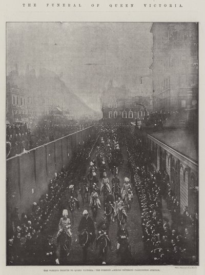 The Funeral of Queen Victoria by English Photographer