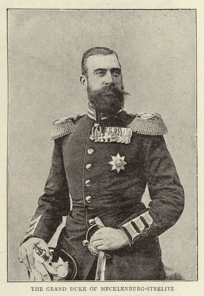 The Grand Duke of Mecklenburg-Strelitz by English Photographer