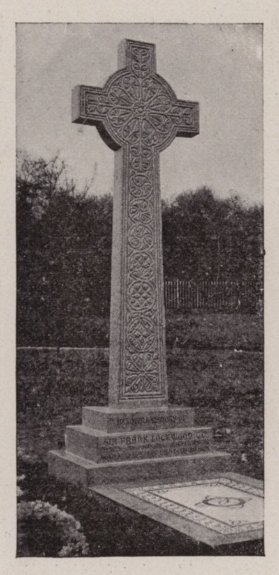 The Grave of Sir Frank Lockwood by English Photographer