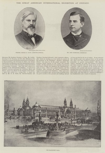 The Great American International Exhibition at Chicago by English Photographer