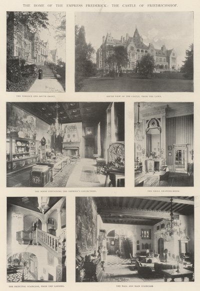 The Home of the Empress Frederick, the Castle of Friedrichshof by English Photographer