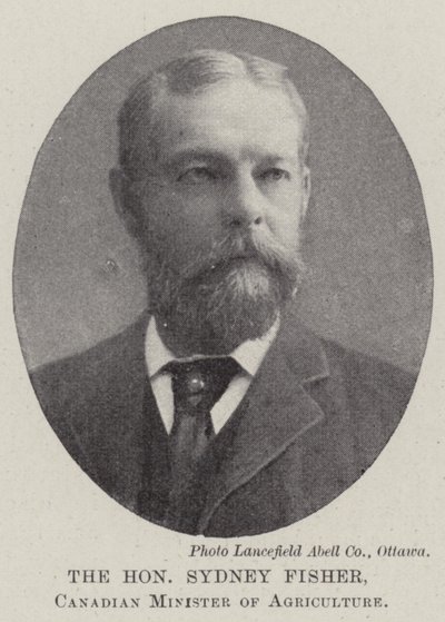 The Honourable Sydney Fisher, Canadian Minister of Agriculture by English Photographer