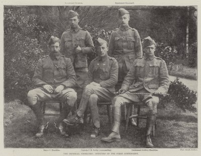 The Imperial Yeomanry, Officers of the First Contingent by English Photographer