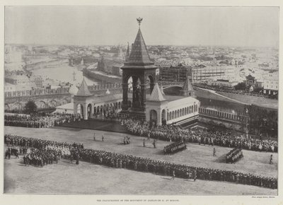 The Inauguration of the Monument of Alexander II, at Moscow by English Photographer