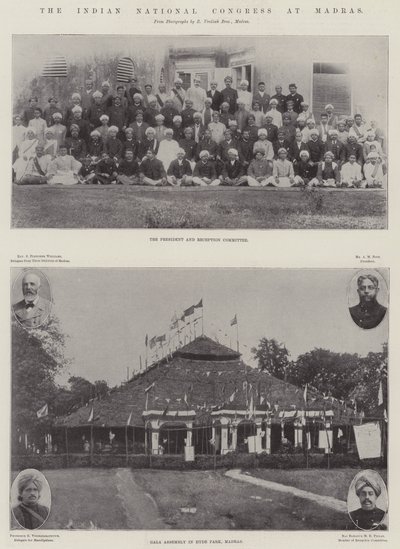 The Indian National Congress at Madras by English Photographer