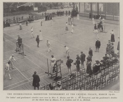 The International Badminton Tournament at the Crystal Palace, 19-20 March by English Photographer