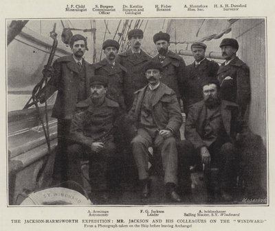 The Jackson-Harmsworth Expedition, Mr. Jackson and His Colleagues on the Windward by English Photographer