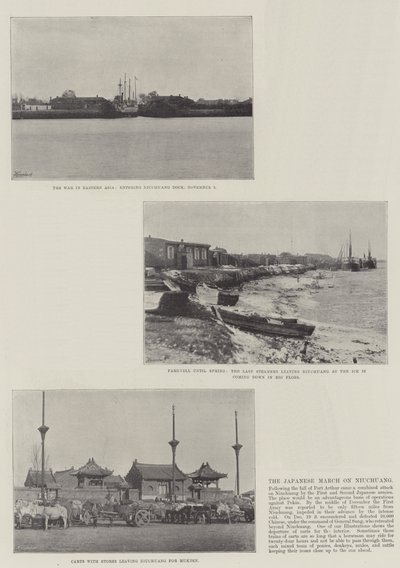 The Japanese March on Niuchuang by English Photographer