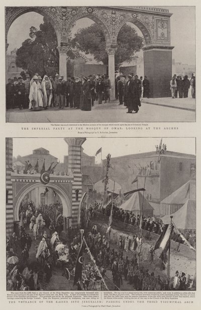 The Kaiser in the Holy Land by English Photographer