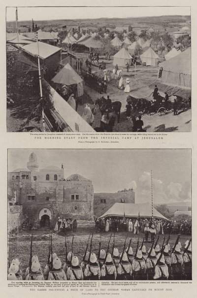 The Kaiser in the Holy Land by English Photographer