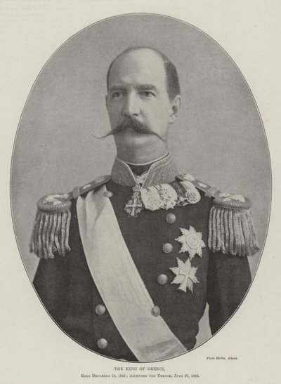 The King of Greece by English Photographer