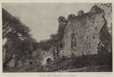The Lady Chapel, Okehampton Castle, Devonshire by English Photographer