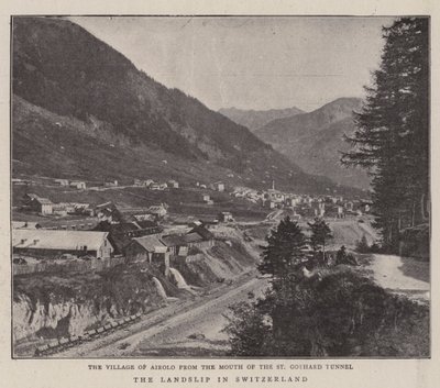 The Landslip in Switzerland by English Photographer