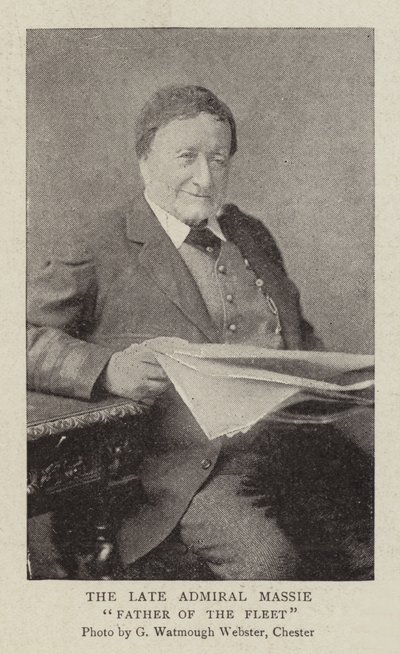 The Late Admiral Massie by English Photographer