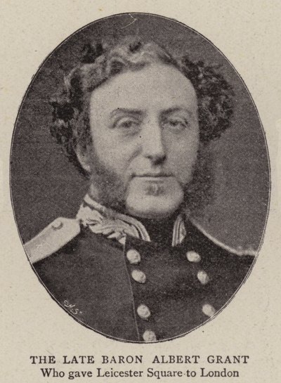 The Late Baron Albert Grant by English Photographer