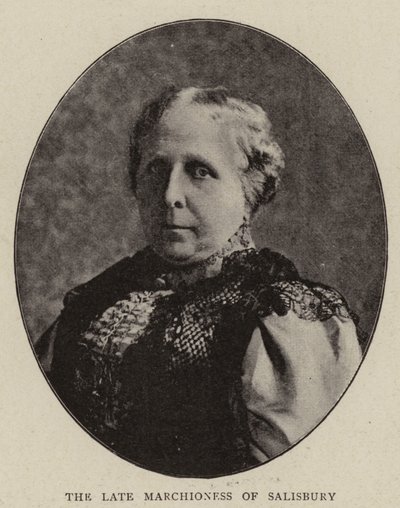 The Late Marchioness of Salisbury by English Photographer