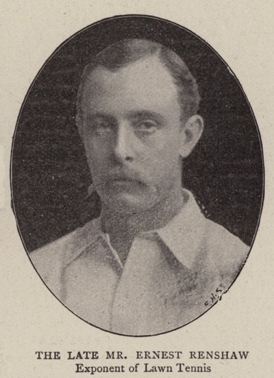 The Late Mr. Ernest Renshaw by English Photographer