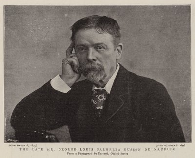 The Late Mr George Louis Palmella Busson Du Maurier by English Photographer