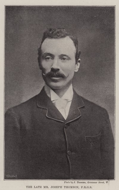 The Late Mr. Joseph Thomson, FRGS by English Photographer