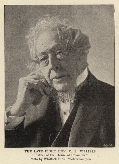 The Late Right Honorable C P Villiers by English Photographer