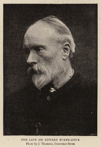 The Late Sir Edward Burne-Jones by English Photographer