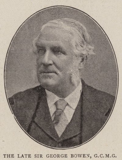 The Late Sir George Bowen, GCMG by English Photographer